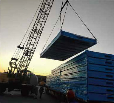 Transporte de la vivienda modular